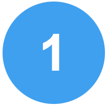 number 1 on a blue background