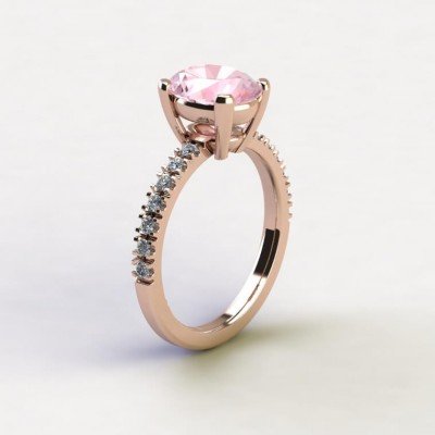 Illistrative CAD engagement ring design