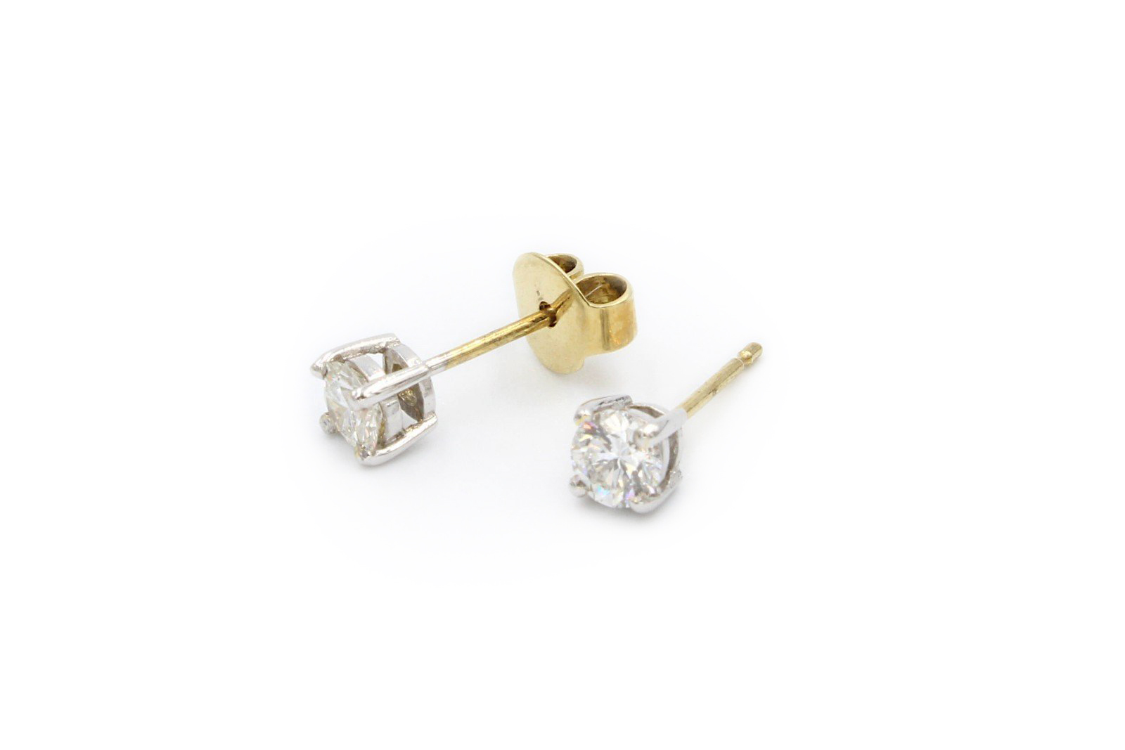 diamond stud earrings