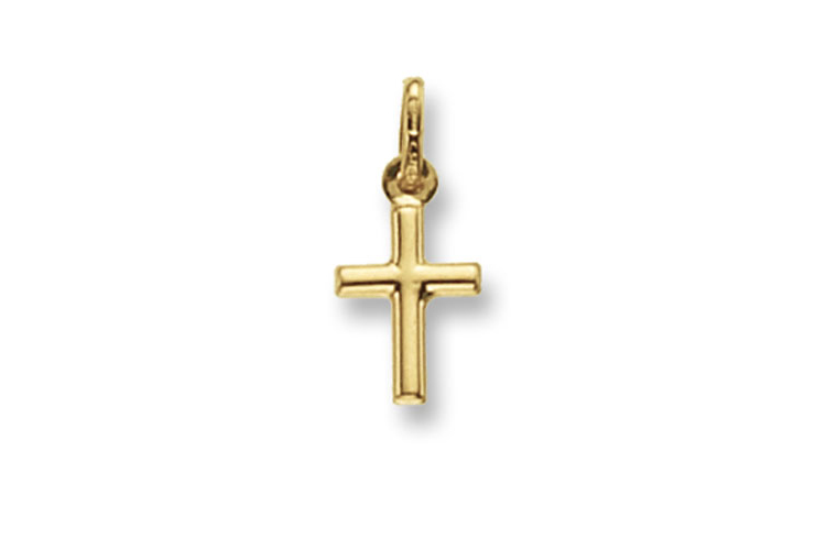 yellow gold cross