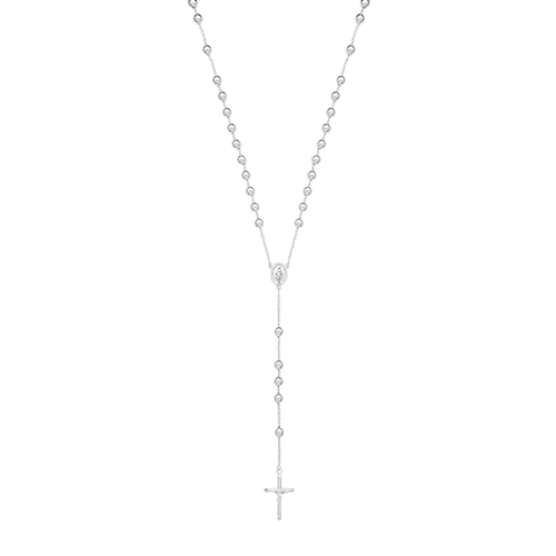 silver rosary bead chain