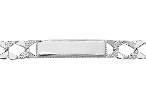 Silver baby Cast Id Bracelet
