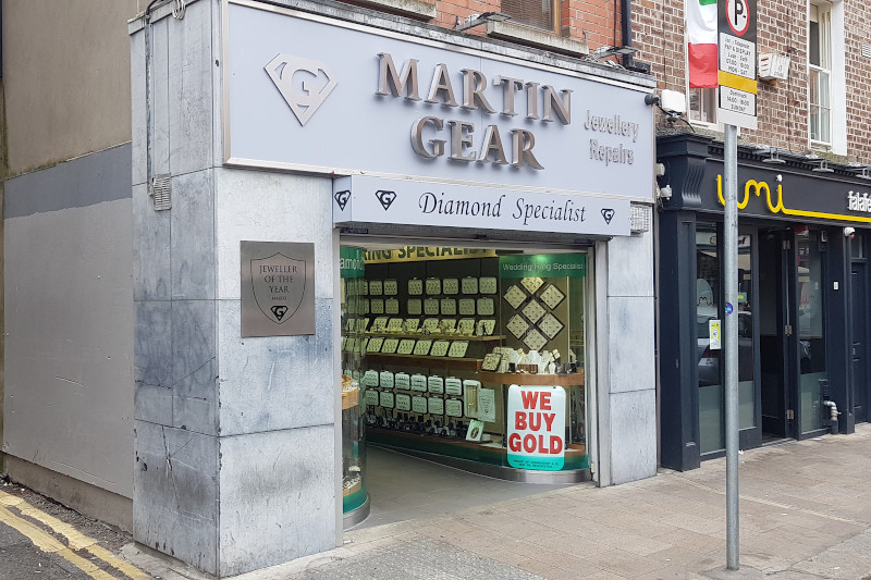 front entrance of martin gears jewellery workshop