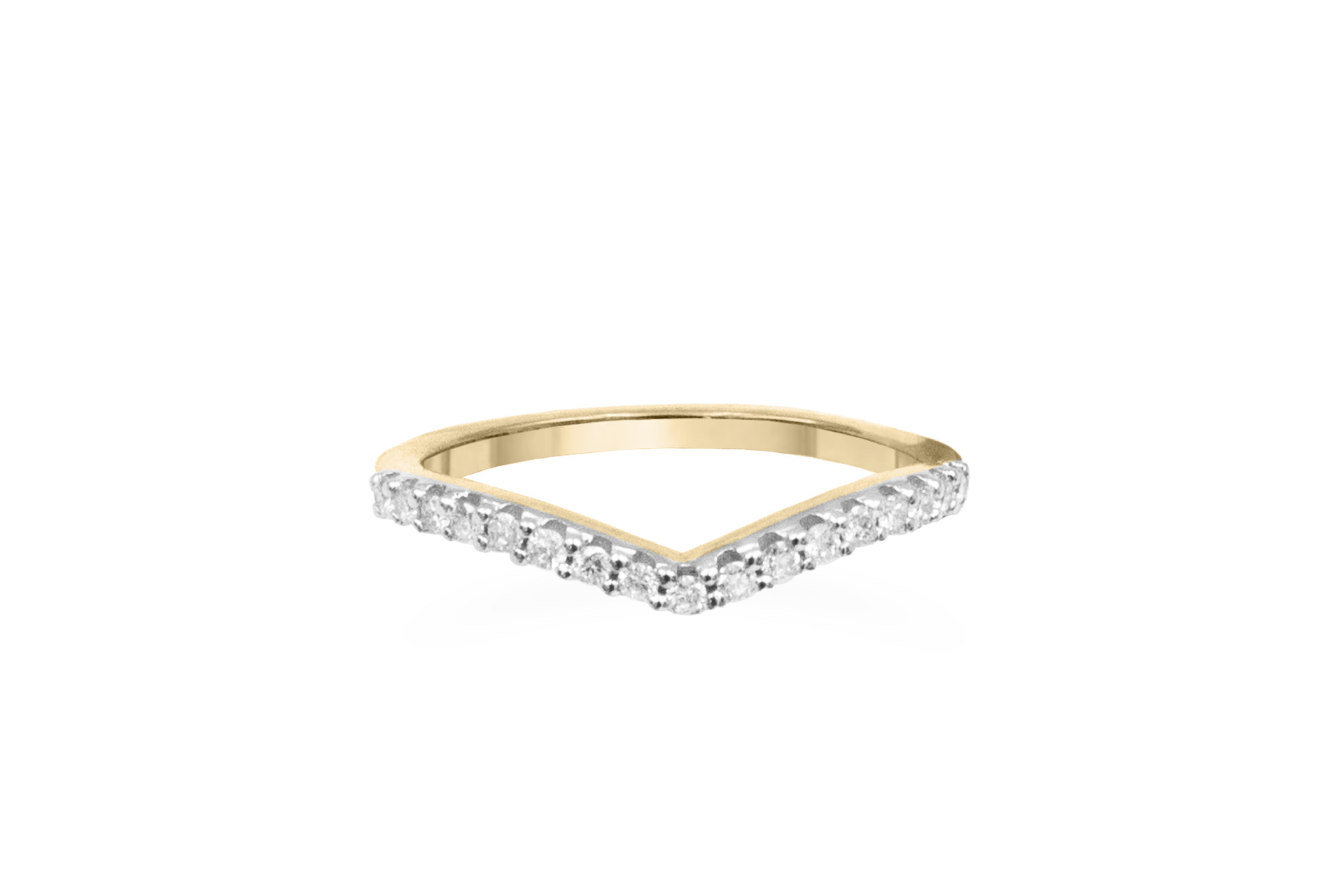 18k yellow Gold Diamond Shaped Wedding Ring shaped wed fit wedding fit