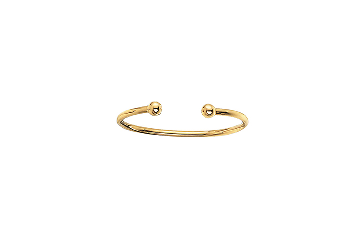 9k yellow gold baby bangle